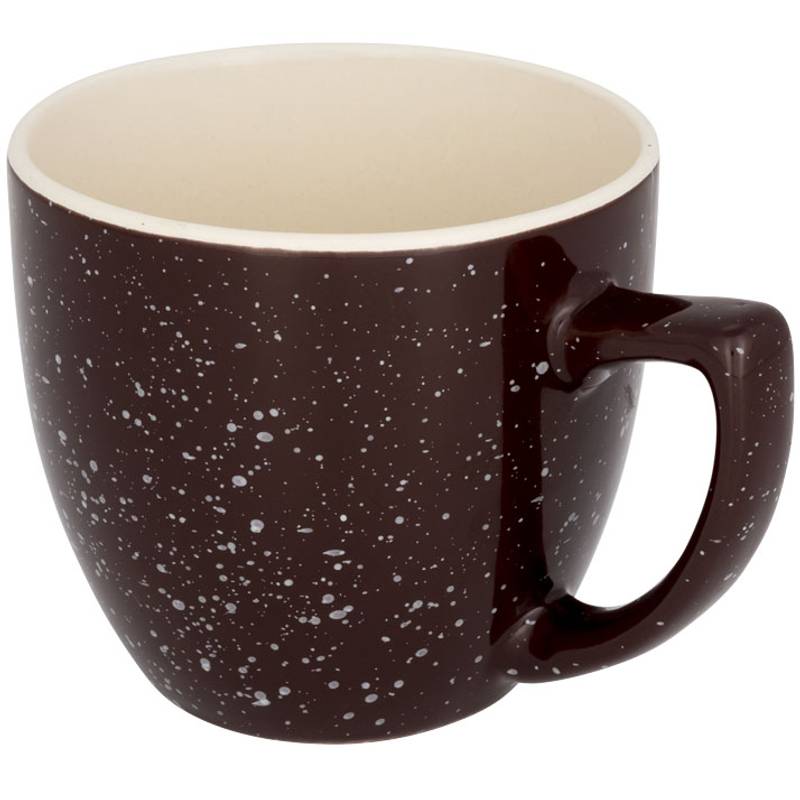 Sussix tečkovaný hrnek, hnědá Sussix tečkovaný hrnek, hnědá